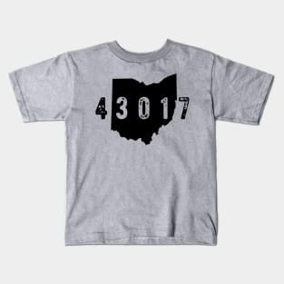 43017 zip code Dublin Ohio Kids T-Shirt